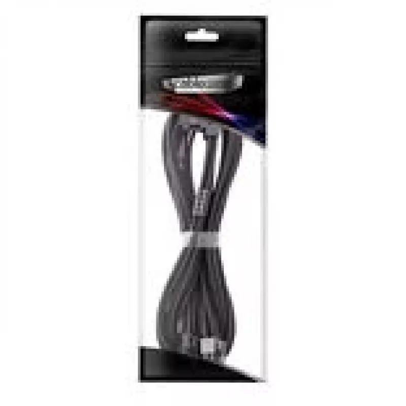 Cabo de extensão de alimentação PCIe CableMod C-Series Pro Variant A 90° 16-Pin para 2×8-Pin preto