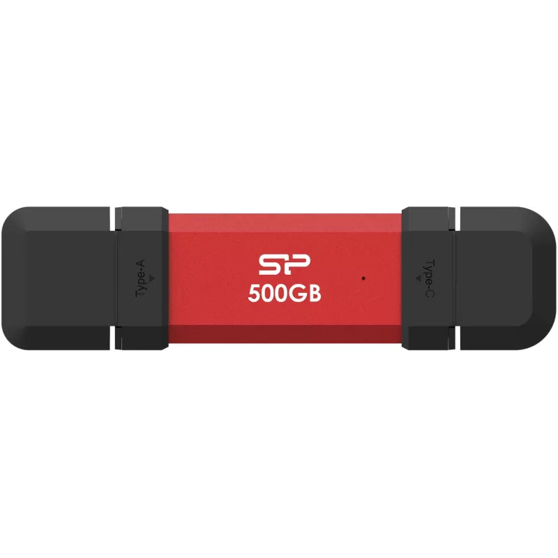 SSD portátil Silicon Power DS72 500 GB, USB-C/USB-A 3.2 Gen 2