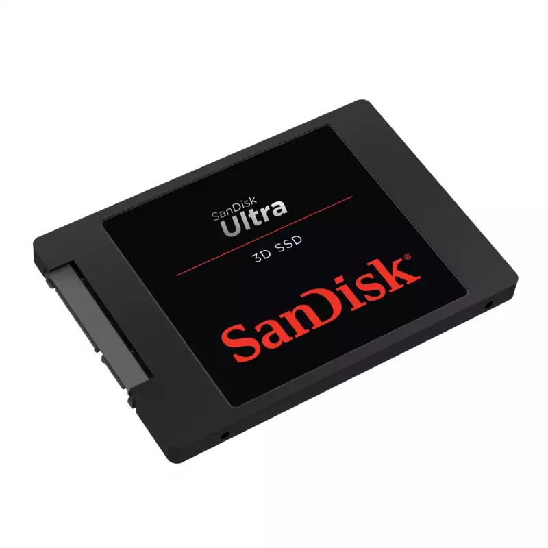SanDisk Ultra 3D - SSD - 500 GB - interno - 2,5 (6,4 cm) - SATA 6 Gbit/s (SDSSDH3-500G-G26)