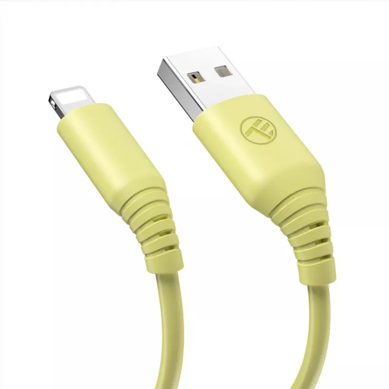 Cabo USB para Lightning Tellur T-MLX46884 3A 1m amarelo