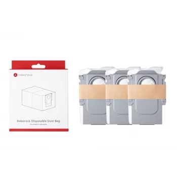 Acessório para aspirador | ROBOROCK | Saco de pó descartável | Para Qrevo/Qrevo MaxV/S8 MaxV Ultra/Qrevo S/Qrevo Pro/Qrevo Plus/Qrevo Curv/Qrevo Edge/Saros 10R/Saros Z70/Saros 10/Vivia