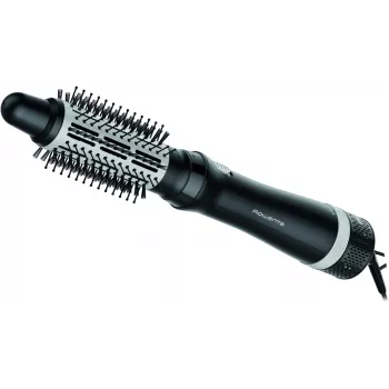 Escova de ar quente Rowenta Express Style CF6320F0 quente preto prateado para todos os comprimentos de cabelo
