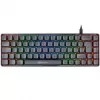 Teclado gaming GAMIAC TKL69G SF, Kailh vermelho - preto/cinzento