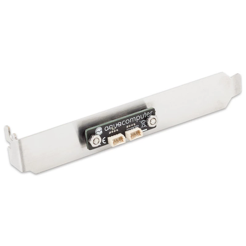 Acessório para sistema de refrigeração de computador Aqua‑Computer 53290 — aço inoxidável, preto, unidade única