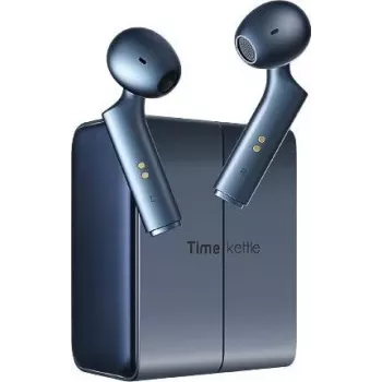 Tradutor de voz portátil Timekettle W4 azul – tradutor de bolso sem fios para tradução de voz em tempo real