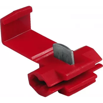 Hama Conector de aperto, vermelho, 5 unidades Terminal de cabo 5 unidades