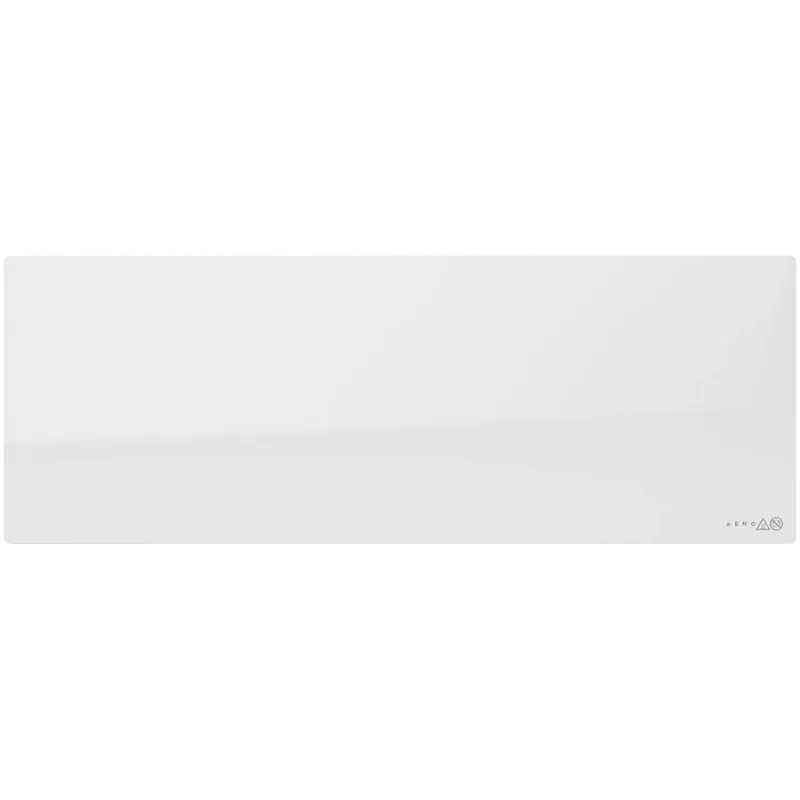 Aquecedor inteligente AENO Premium Eco, 700 W, vidro temperado, aquecimento infravermelho + convecção, ecrã LED, tipo de ficha: Europa (tipo E/F), BRANCO