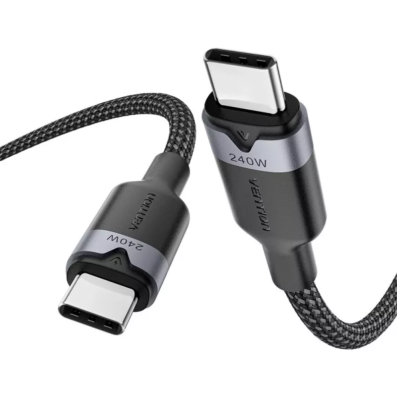 Cabo USB-C para C 2.0 Vention 3.1 5A 240W 2 m BK