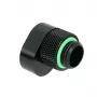 Extensão offset Barrow G1/4 polegadas MF 14 – conector angular para refrigeração líquida, preto, modelo TX360PZ b