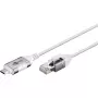 Cabo Ethernet Goobay USB-C 3.1 para RJ45 fino 2 m - liga router ou modem (74387)