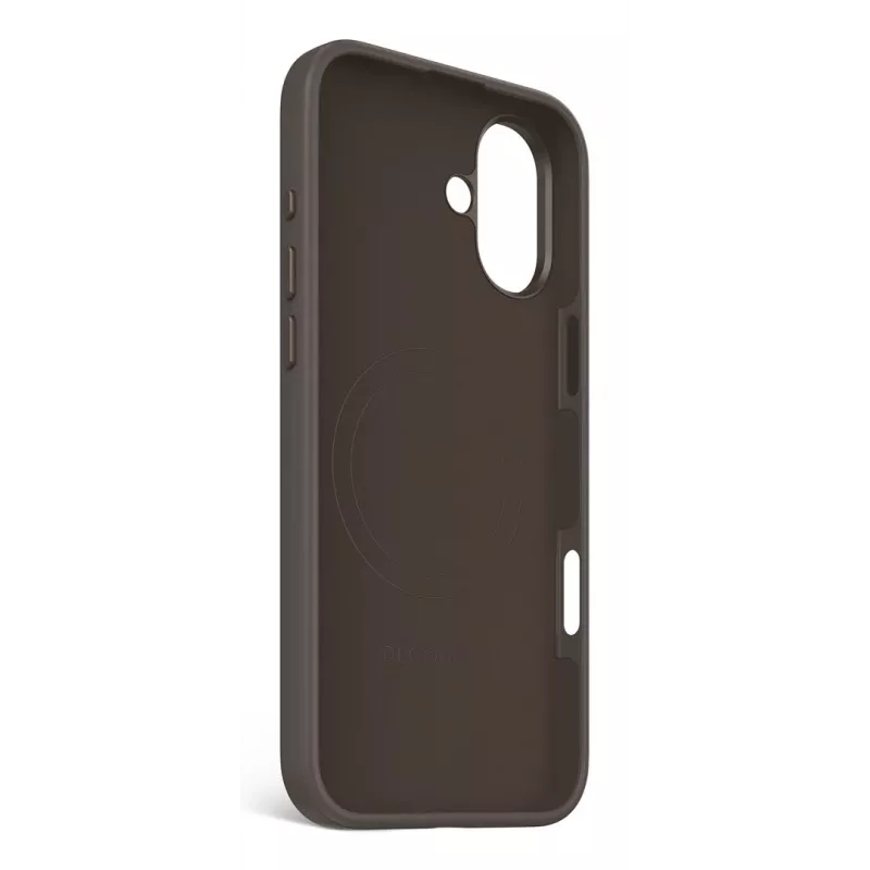 Capa Decoded de silicone iPhone 16 Plus 17 cm preta