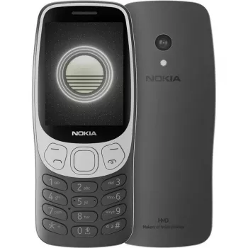 Nokia 3210 4G (2024) (TA-1618) | Grunge Preto | 2,4 polegadas | TFT | 128 MB | 64 MB | Dual-SIM | Bluetooth | 5 | Resolução da câmara principal 2 MP