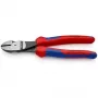 Alicate de corte diagonal Knipex 74 02 200 SB – 200 mm, punhos confortáveis isolados