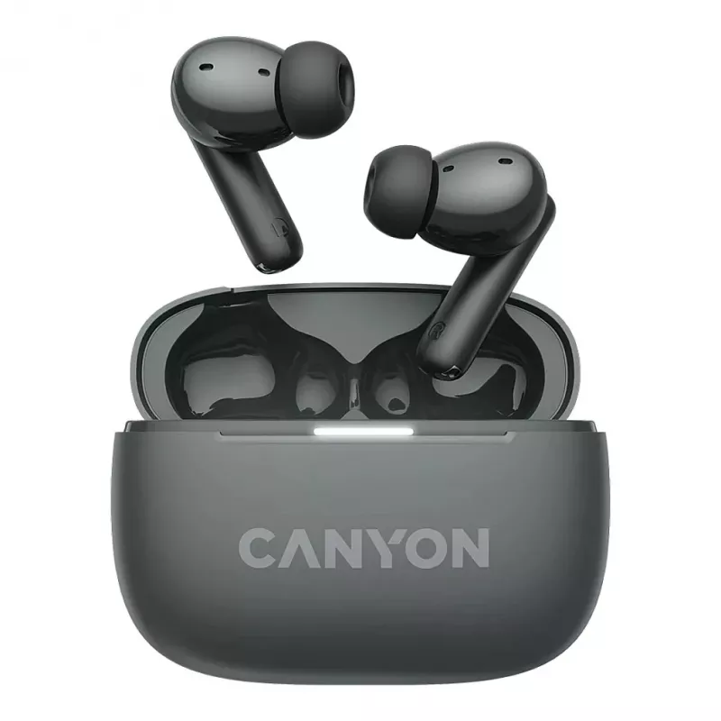 Auriculares True Wireless Canyon OnGo TWS-10 ANC+ENC, cinzento (CNS-TWS10BK)