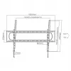 Suporte de parede para TV/monitor MACLEAN MC-750N, VESA máx. 900x600, carga 120 kg, branco, adequado para 60 polegadas–120 polegadas