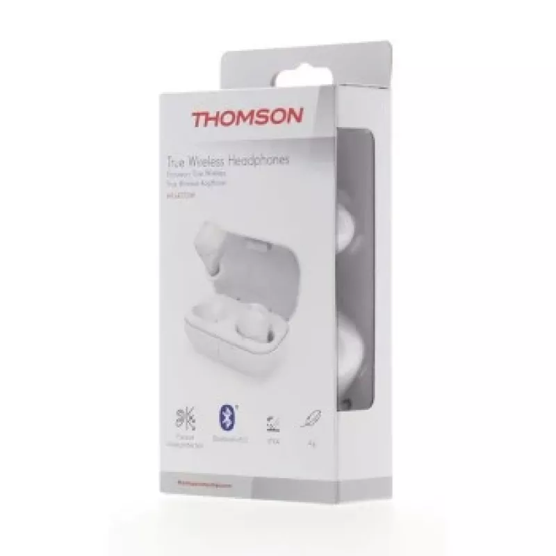 Hama WEAR7701W headset sem fios in-ear chamadas/música Bluetooth branco