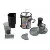 Extrator de sumo ESPERANZA EKJ002 — 500 W, depósito de sumo de 0,45 L, depósito de bagaço de 1,5 L, aço inoxidável/preto
