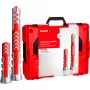 L-BOXX 102 DuoPower, bucha universal cinzento-claro/vermelho, 910 peças
