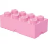 Caixa de armazenamento LEGO 8 rosa, caixa de armazenamento rosa