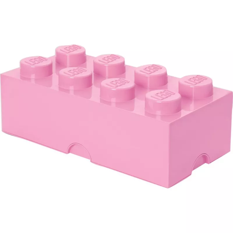 Caixa de armazenamento LEGO 8 rosa, caixa de armazenamento rosa