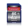 Memória flash Transcend 4 GB SDHC Classe 10 TS4GSDHC10