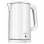 Chaleira elétrica MPM 1,7 L 2200 W caixa em aço inoxidável, botões, termostato regulável, bloqueio de segurança
