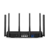 Router de mesa MERCUSYS MR47BE — Wi‑Fi 7 tri‑banda (2,4/5/6 GHz), 9300 Mbit/s, 3× RJ‑45, 2,5GbE, 6 antenas externas