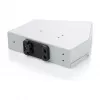 Distribuidor de fusão de fibra ótica para calha DIN DIGITUS DN-96894 — angular, 6 SC SX / LC DX, alumínio, cinzento