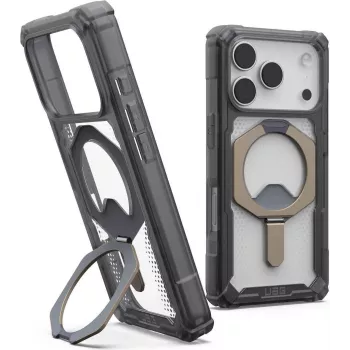 Capa Urban Armor Gear UAG Plasma XTE MagSafe com suporte | Apple iPhone 17 Pro | Ash (114527113136)