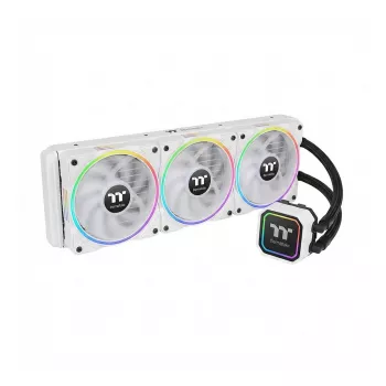 Thermaltake TS140 EX RGB Ventoinhas de caixa de 140 mm, pack de 3, branco (CL-F209-PL14SW-A)