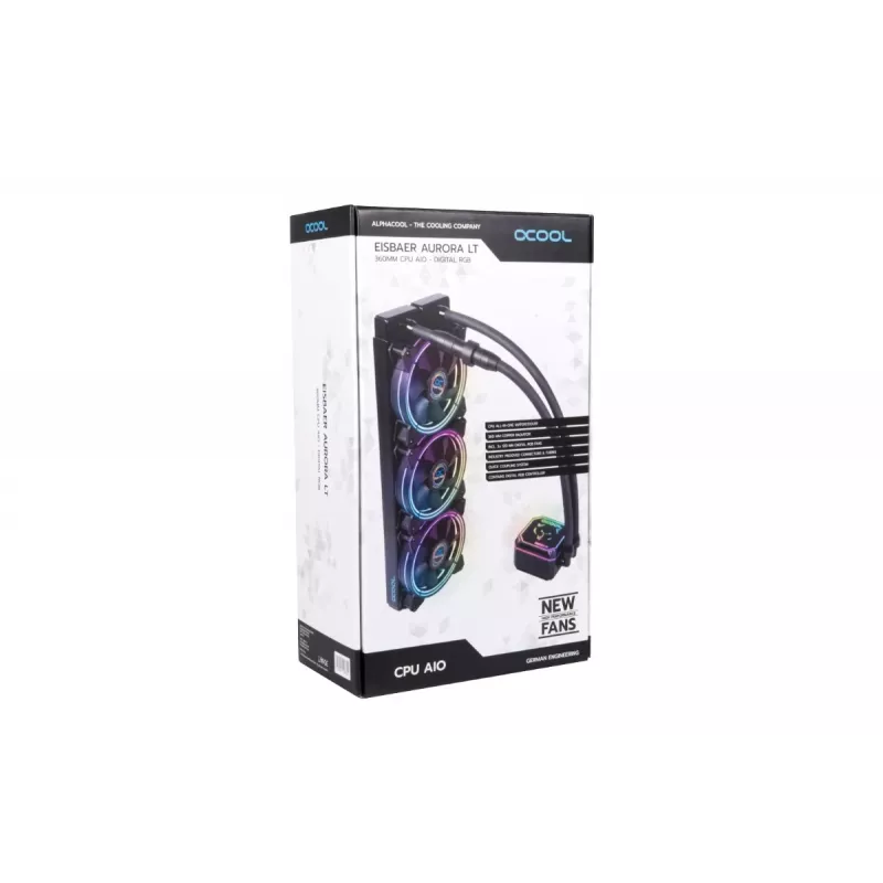Alphacool Eisbaer LT360 Aurora HPE Digital RGB refrigeração líquida AiO de 360 mm