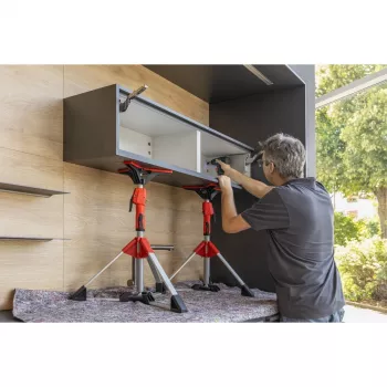Suporte de teto e montagem Bessey STE90 ajustável 575–910 mm com alavanca de bomba