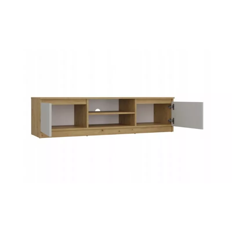 Móvel de TV MALWA 140, carvalho Artisan/caxemira