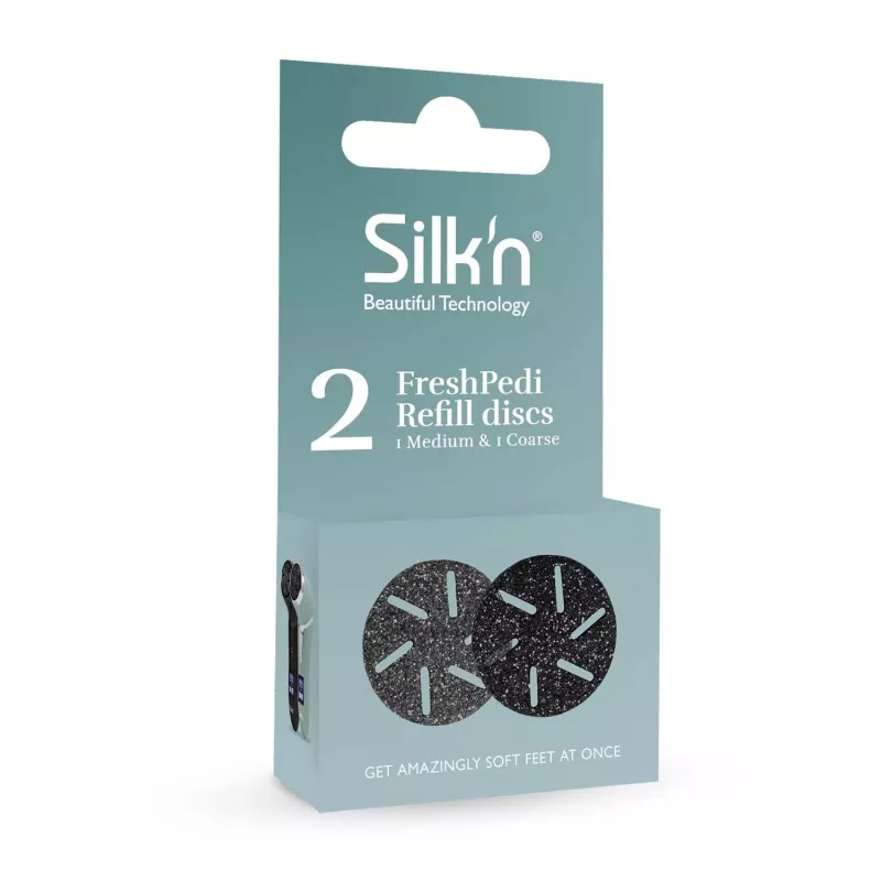 Almofadas de substituição para pedicure silk'n FreshPedii FPR2PEUMR001 – Almofadas de substituição médias e grossas