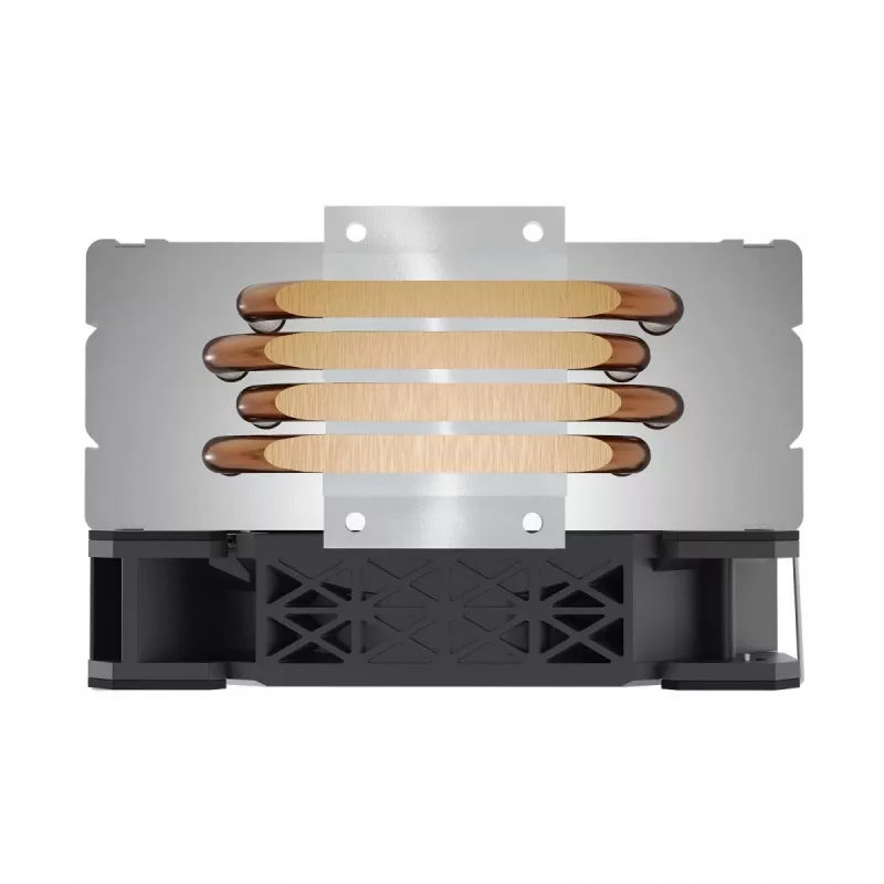 Dissipador de CPU SAVIO SAVGCOVORTEXX2ARGB com 4 heatpipes, ventoinha ARGB de 120 mm, preto