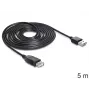 Cabo USB DeLOCK EASY-USB 2.0-A 5m preto