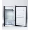 Combinado de frigorífico e congelador Ravanson LKK-90ES, instalação livre, 91 l no total (81 l de frigorífico + 10 l de congelador), prateado