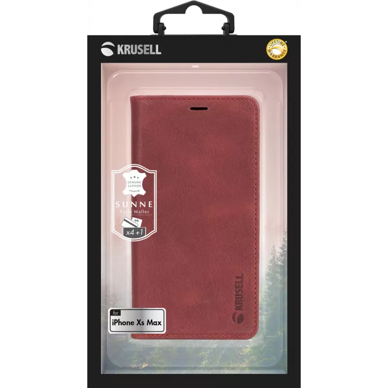 Capa tipo carteira Krusell Sunne 4 cartões FolioWallet