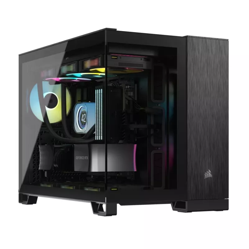 Caixa de PC Corsair CC-9011287-WW Midi-Tower alumínio, preto