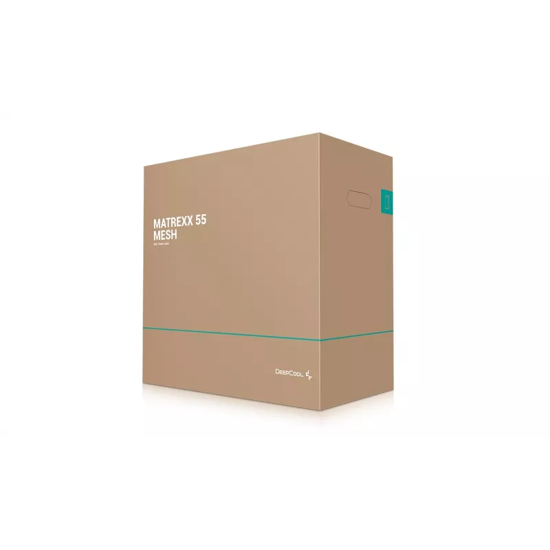 DeepCool Matrexx 55 Mesh ARGB 4F Midi Tower preta