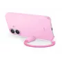 Capa com suporte para iPhone 17 Apple Beats com MagSafe e controlo de câmara, Pebble Pink, PC e microfibra