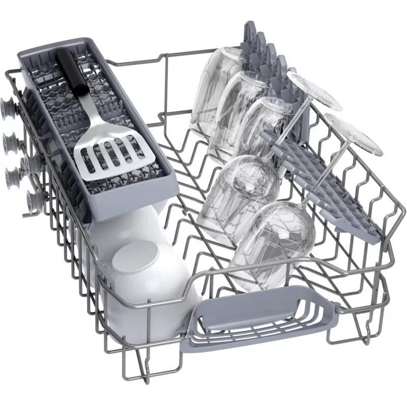 Máquina de lavar loiça Bosch Serie 2 SPI2HKS42E semi-integrada Slimline 45 cm, 10 conjuntos de louça, 5 programas, classe E