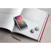 Capa para telemóvel iKins para iPhone XR – design de flores aquáticas, branca