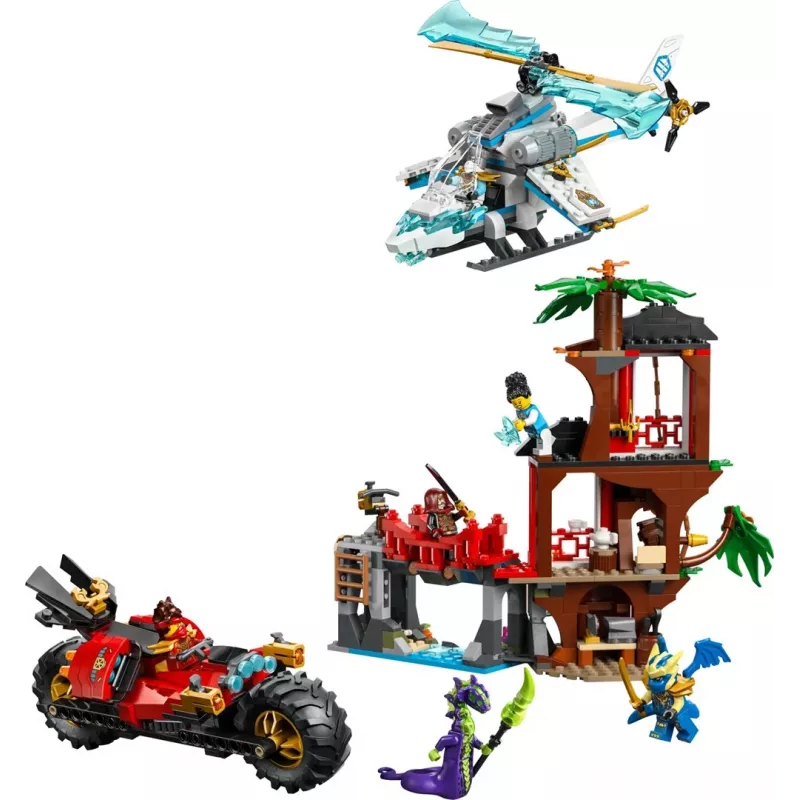 LEGO NINJAGO 71857 Batalha na casa na árvore do veículo ninja