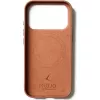 Mujjo Full Leder Case MagSafe capa para iPhone 17 Pro castanho