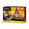 Puzzle 3D Cubicfun Basílica de São Pedro modelo 306-DS0997H, peças de cartão, modelo à escala montado