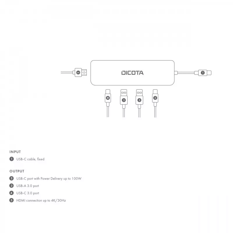 Hub USB DICOTA D32060