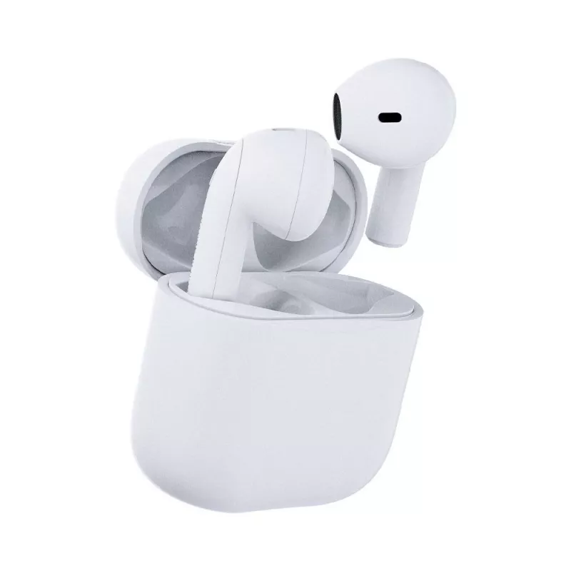 Headset happy plugs JOY TWS In-Ear Bluetooth para chamadas, música, desporto — branco, 20–20000 Hz