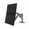 Ergotron LX Pro - conjunto de montagem (braço duplo) - para 2 ecrãs LCD - montagem em placa perfurada - alumínio - cinzento-escuro - tamanho do ecrã: até 61 cm (até 24 polegadas)