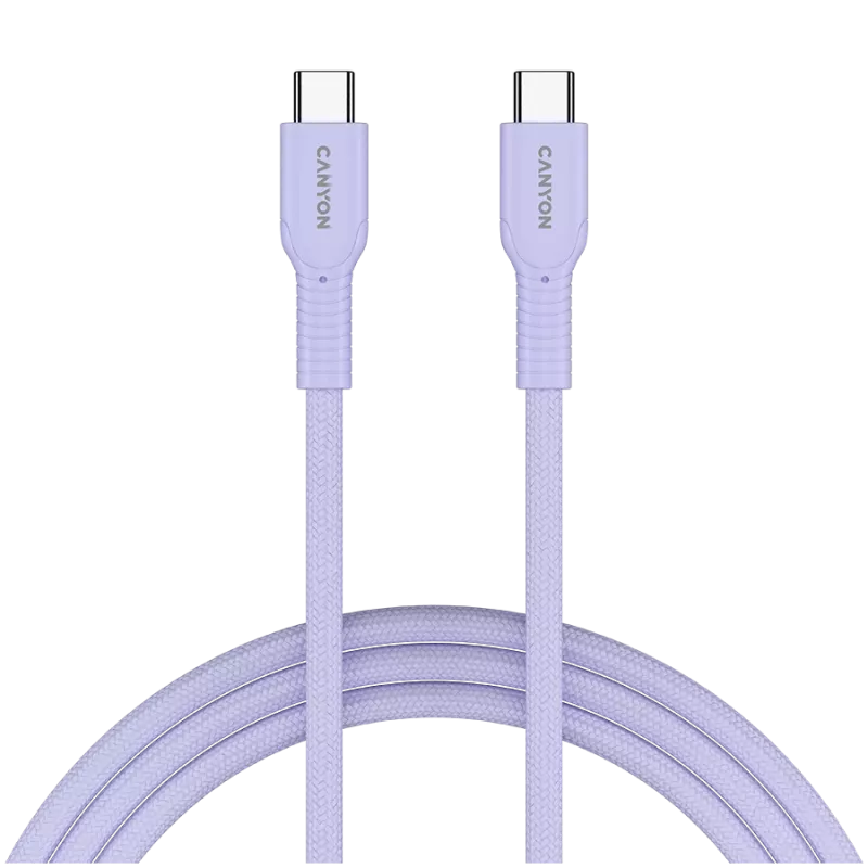 Cabo CANYON OnWire 60CL C-C 60W COLOR entrançado 1m roxo
